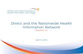 Direct and the Nationwide Health Information  Network Session 11