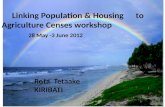 Linking Population & Housing to Agriculture Censes