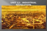 Unit 12:  Industrial Revolution