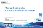 Marine  Biodiversity : A science  Roadmap  for Europe
