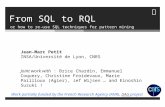 From  SQL to RQL