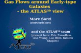 Gas Flows around  Early-type  Galaxies  - the  ATLAS 3D  view