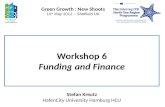 Workshop 6 Funding and Finance