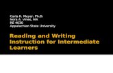 Reading and Writing Instruction for Intermediate Learners