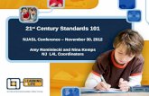 21 st  Century Standards 101 NJASL Conference – November 30, 2012 Amy Rominiecki and Nina Kemps
