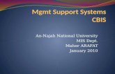 Mgmt Support Systems CBIS
