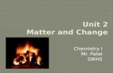 Unit 2 Matter and Change