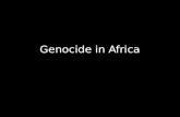 Genocide in Africa