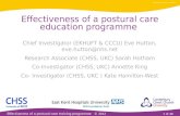Effectiveness of a postural care education programme