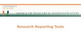 Research Reporting Tools