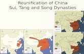 Reunification of China Sui, Tang and Song Dynasties