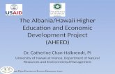 The Albania/Hawaii Higher Education and Economic Development Project (AHEED)