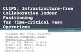 CLIPS: Infrastructure-free Collaborative  Indoor Positioning for  Time-critical  Team  Operations