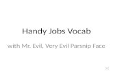 Handy Jobs Vocab