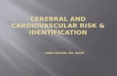 Cerebral and Cardiovascular  Risk  &  Identification