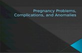 Pregnancy Problems, Complications, and Anomalies