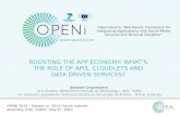Boosting the App Economy: What’s the role of APIs, Cloudlets and Data Driven Services?