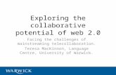 Exploring the collaborative potential of web 2.0
