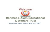 Welcome Rahmat -E- Alam  Educational & Welfare Trust