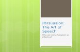 Persuasion: The Art of Speech