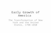Early Growth of America