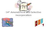 14 th  Amendment and Selective Incorporation