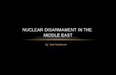 Nuclear Disarmament in the  Middle East