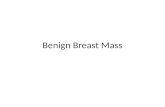 Benign Breast Mass