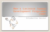 Men’s Lacrosse Summer Development Programme (SDP)