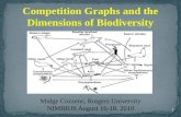 Competition Graphs and the Dimensions of Biodiversity