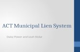 ACT Municipal Lien System