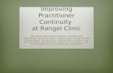 Improving Practitioner Continuity  at Rangel Clinic