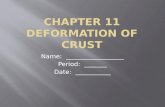 CHAPTER 11 Deformation of Crust