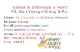 Easter in  Dobrogea`s  heart F.E. Bon Voyage Group S.R.L.