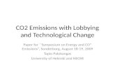 CO2 Emissions with Lobbying and Technological Change