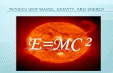 Physics unit-Waves, Gravity,  and Energy
