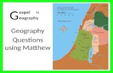 Geography Questions using Matthew