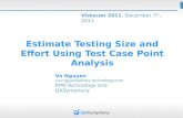 Estimate  Testing Size and Effort Using Test Case Point  Analysis