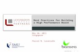 Best Practices for Building a High Performance Board