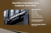 Humidity Controlled Oven Capstone Team 2012
