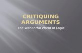 Critiquing Arguments