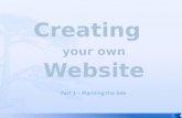 Creating  your own Website