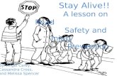 Stay  Alive!!                   A  lesson on Road