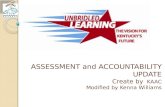 ASSESSMENT and ACCOUNTABILITY UPDATE Create by   KAAC Modified by Kenna Williams