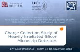 Charge Collection Study of Heavily Irradiated Silicon  Microstrip  Detectors