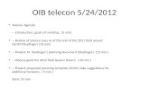 OIB telecon 5/24/2012