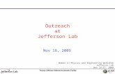 Outreach at Jefferson Lab