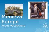 Medieval Europe Focus Vocabulary