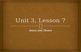 Unit 3,  Lesson 7