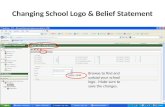 Changing School Logo & Belief Statement